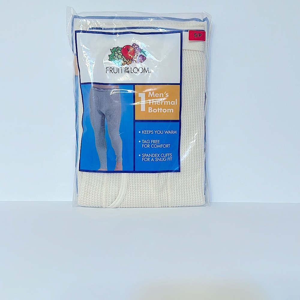 Fruit of the Loom Men’s Thermal Bottom, Gray